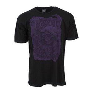 Purple And Black Tapout grim reaper mma shirt OPEN TO OFFERS!